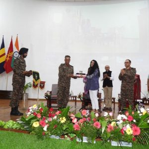 Felicitated at an event for Indian Army - Hyderabad
